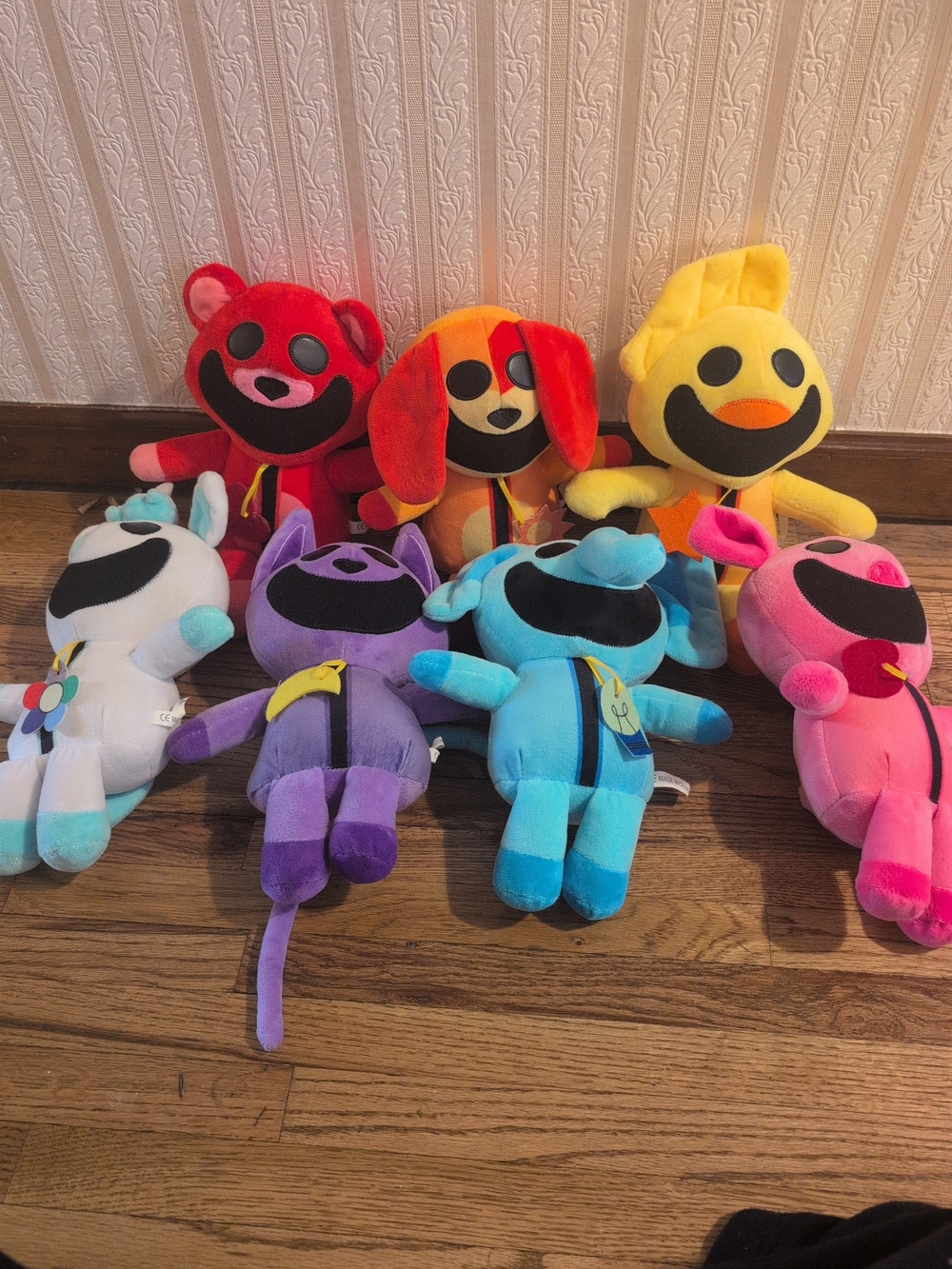Colorful Plush Character Stuffed Animal - Multi-Color Options